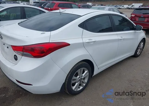 2016 Hyundai Elantra Se z USA, uszkodzony, nr VIN 5NPDH4AE0GH654389
